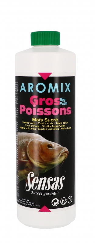 SENSAS  AROMIX GROS POISSONS  `Zuckermais´   Flüssiglockstoff         