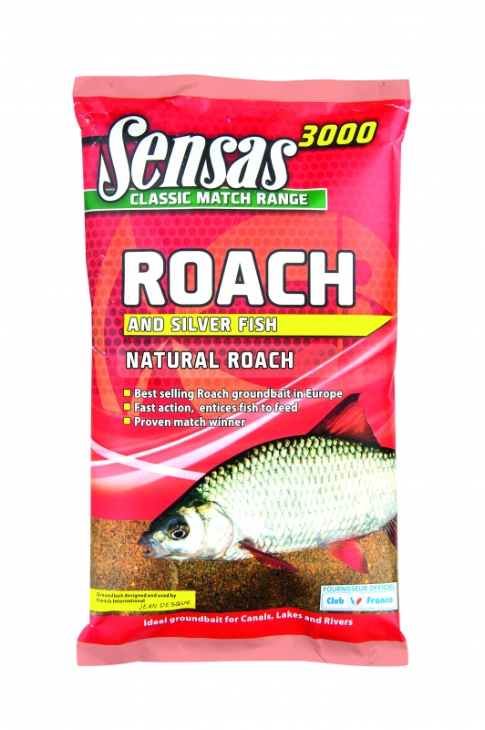 SENSAS 3000 UK RANGE  ROACH - Brassenfutter   1kg      