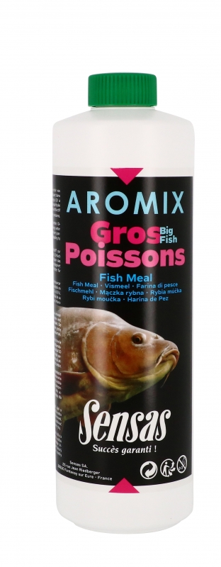 SENSAS  AROMIX GROS POISSONS  `FISH MEAL / FISCHMEHL´   Flüssiglockstoff         