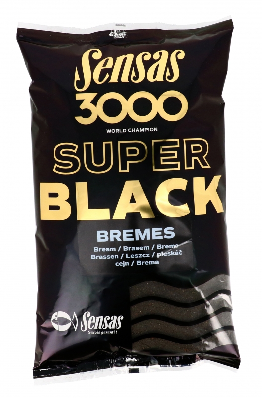 SENSAS 3000 SUPER BLACK BREMES - schwarzes Brassenfutter  