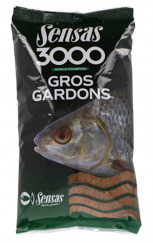 SENSAS 3000  GROS GARDON - Rotaugenfutter   1000 g 