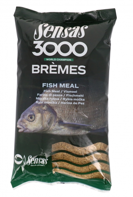 SENSAS 3000  BREMES FISH MEAL - Brassenfutter mit Fischmehl  1kg     
