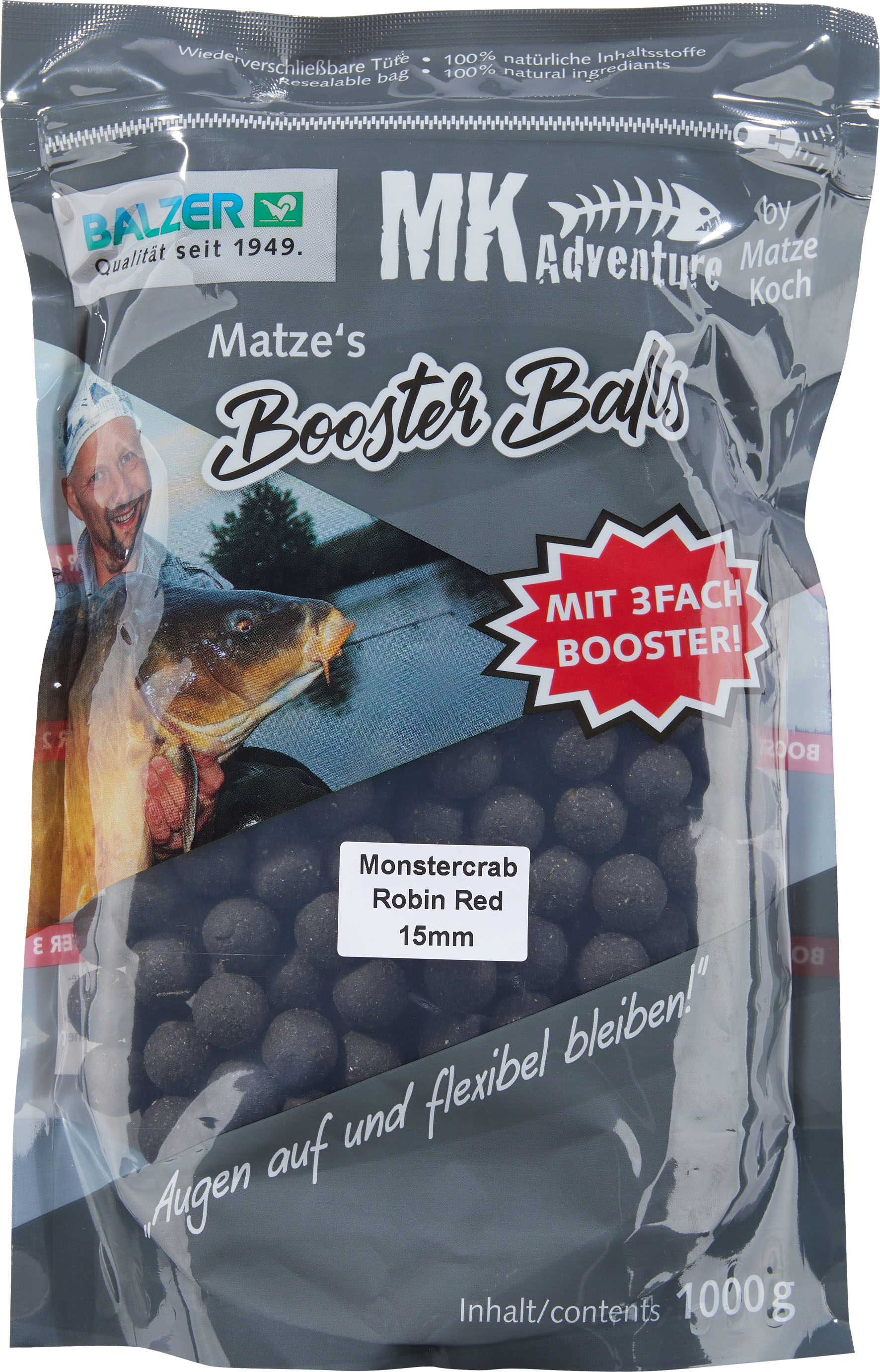 Matze Koch  Booster  Balls  Boilies  20mm Ø     versch.    Aromen / Geschmacksrichtungen
